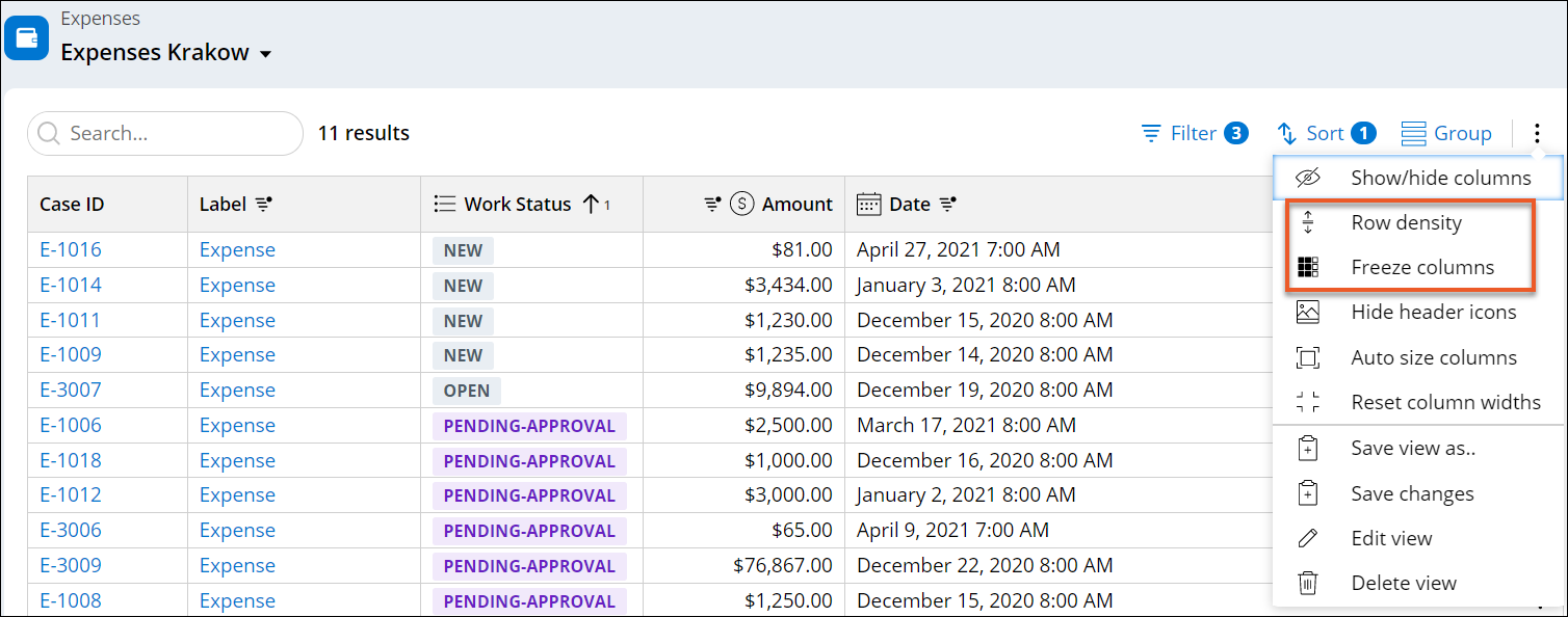 Enhance the user experience with new Cosmos React tables (8.6) Pega